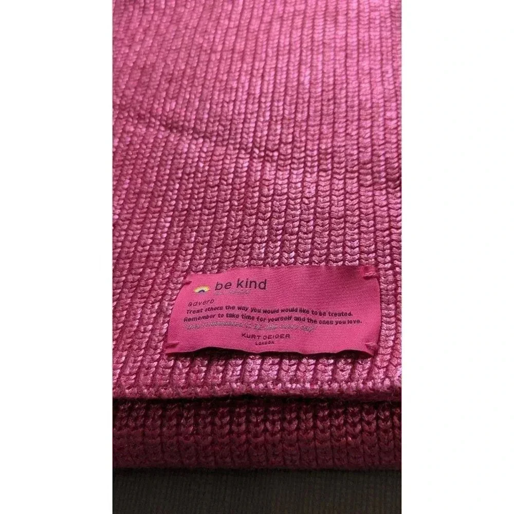 NWT Kurt Geiger London Be Kindness Foil Scarf (MSRP $69)
